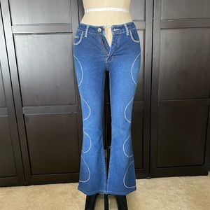 Pretty Things Vintage Y2K Bedazzled Low Rise Jeans
